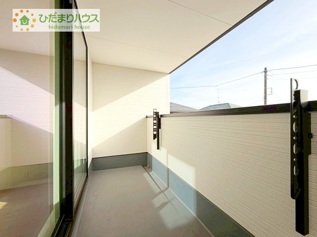 【バルコニー】 | 取手市青柳第3期　新築戸建　7号棟 | 広々としたバルコニー。お洗濯物もぜーんぶ干せちゃいます！！