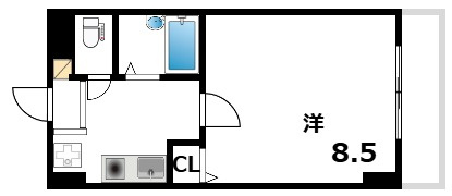 ヴィラセゾン甲南の間取り