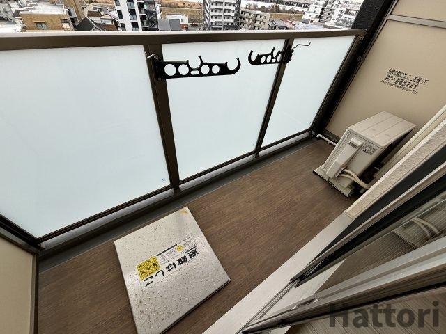 エグゼ新大阪南のバルコニー