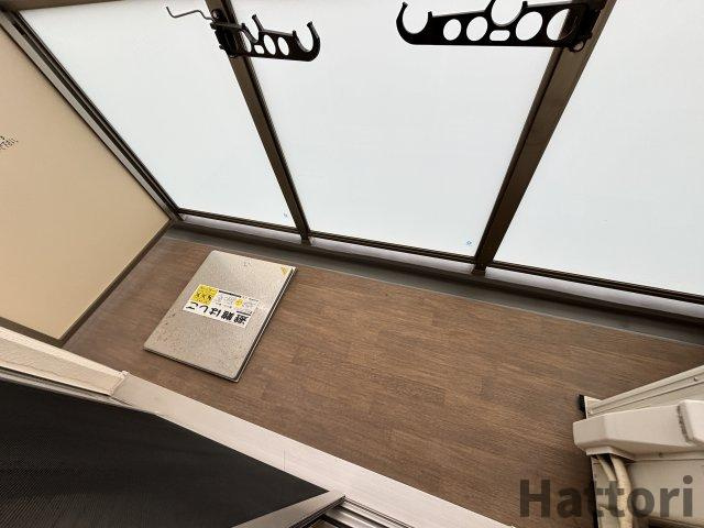 エグゼ新大阪南のバルコニー