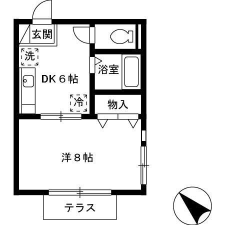 ハイツミレムの間取り