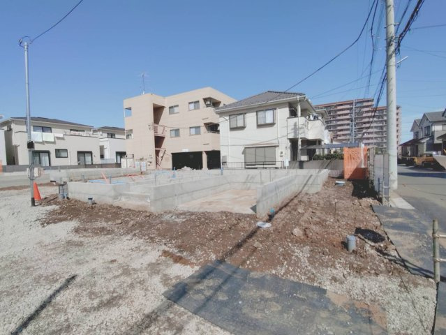 【前面道路含む現地写真】 | 川越市藤原町　新築戸建て　全5棟