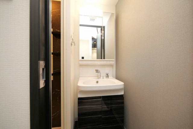 大阪市城東区関目３丁目の賃貸マンションの独立洗面台