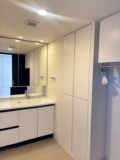 パークホームズ流山セントラルパークの独立洗面台