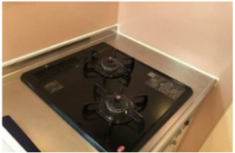 グリーンフォレストA棟のキッチン