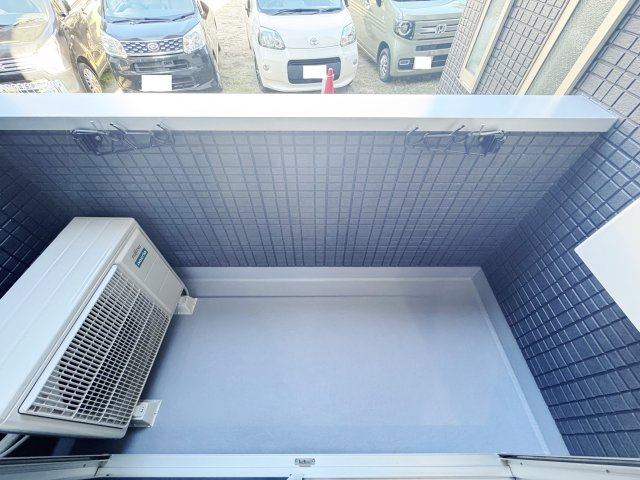 Regalest-F 古市2のバルコニー|※写真は同じ施工会社のサンプル画像です。