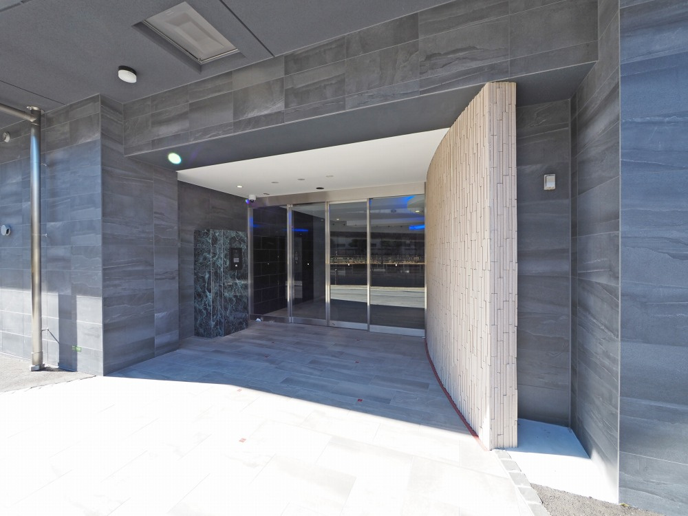 大阪市城東区放出西３丁目の賃貸マンションのエントランス