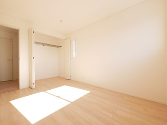 【洋室】 | 甲斐市篠原 新築全2棟 2号棟 日当り良好 車並列3台 | 2階　洋室6帖　角部屋です。