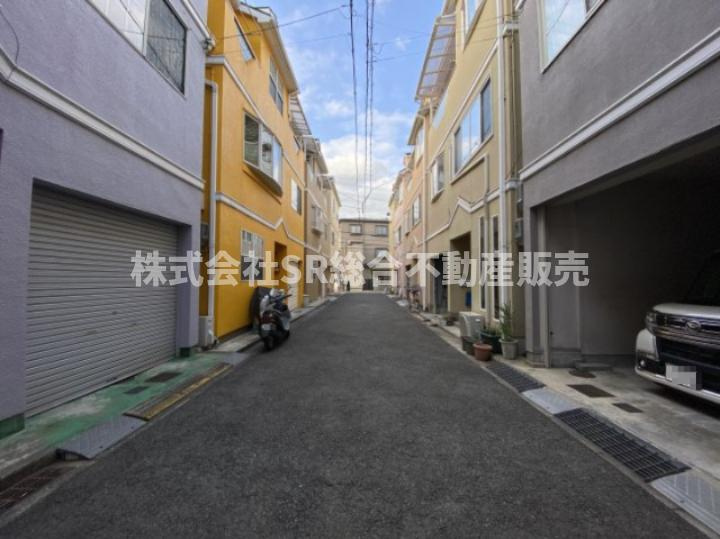 古箕輪1丁目中古テラスハウスの前面道路含む現地写真|前面道路含む現地写真です