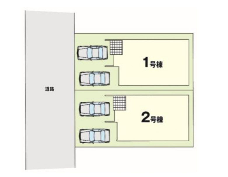 【仲介手数料無料／中川区】リガーレ名古屋市中川区中須町2期①の区画図