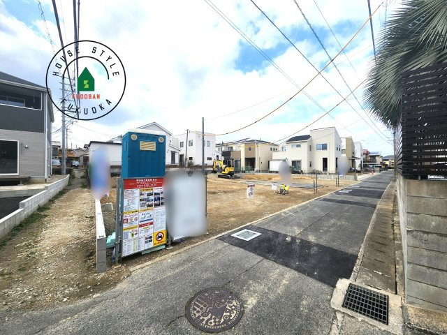 福岡市早良区重留１丁目第5-４棟（4号棟）の前面道路含む現地写真|見学の時間などお気軽にお問い合わせ下さい。