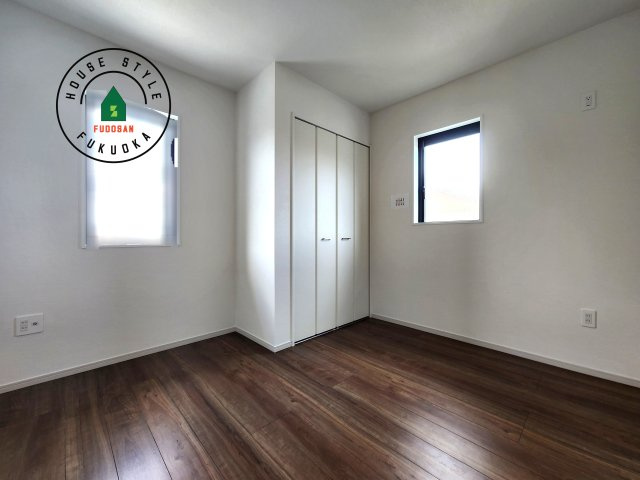 糟屋郡志免町桜丘３丁目第5-２棟（2号棟）の内観：施工例|採光良好な洋室は全居室、複層ガラスの遮熱効果と断熱効果で、一年中快適に過ごせます。