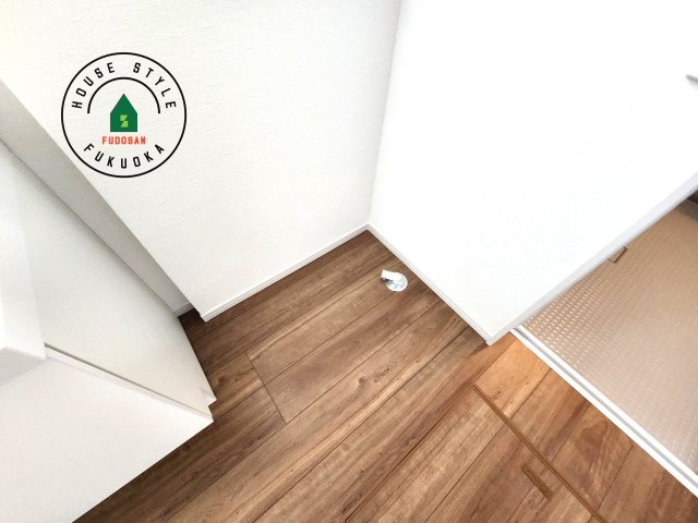 糟屋郡志免町桜丘３丁目第5-２棟（2号棟）の内観：施工例|ランドリースペースとなります。広々して有効的にご使用できます。 