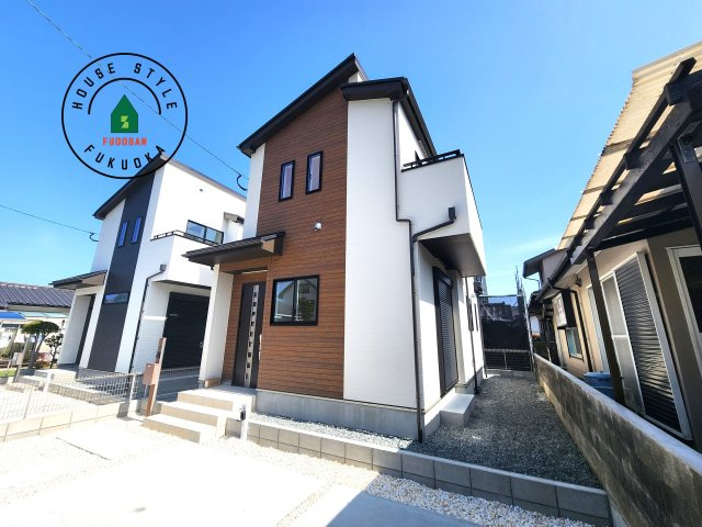 福岡市西区拾六町４丁目第１-２棟（B号棟）の外観|デザイン性のある外観です。