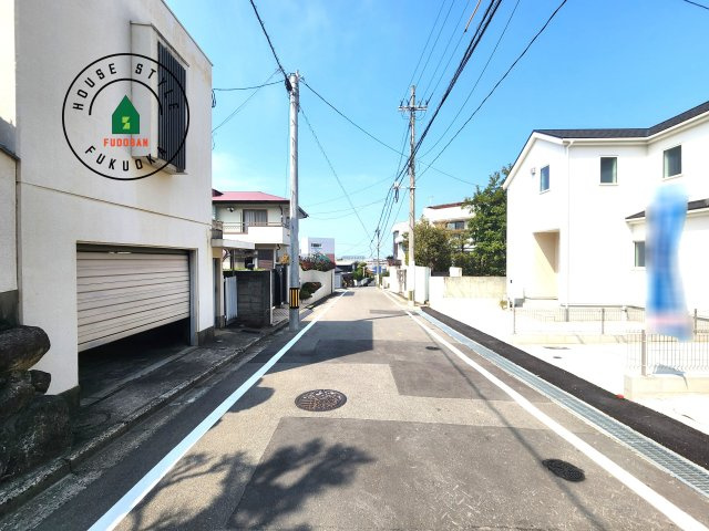 福岡市中央区笹丘２丁目第1-5棟（4号棟）の前面道路含む現地写真|前面道路です。