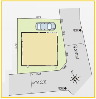 【区画図】 | 町田市野津田町　新築分譲住宅　全2棟/今回販売1棟 | 配置図