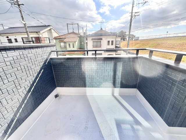 【仲介手数料無料／中川区】グラファーレ名古屋市中川区中須町2期①のバルコニー