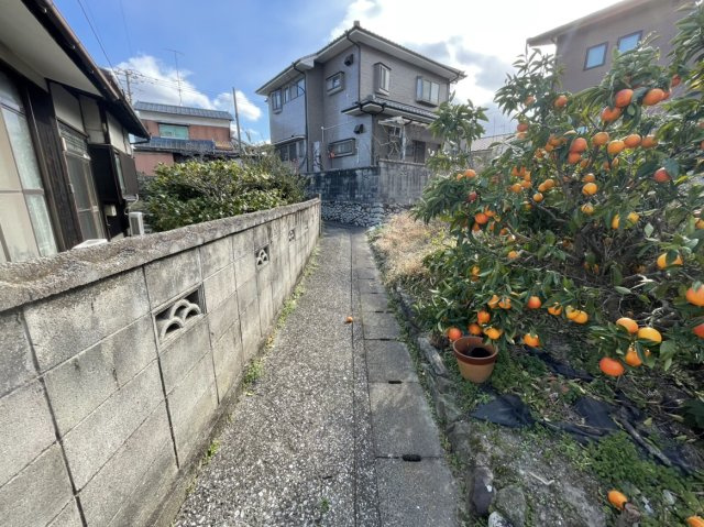 伊予市米湊土地の前面道路含む現地写真|南側前面道路