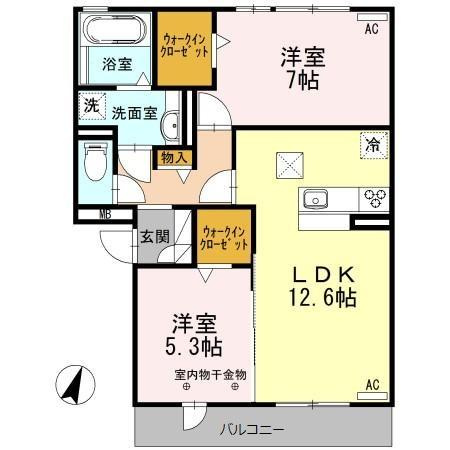 グランドソレイユの間取り