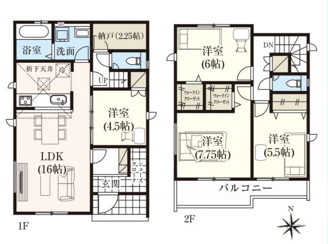 【仲介手数料無料／中川区】グラファーレ名古屋市中川区中須町2期②の間取り