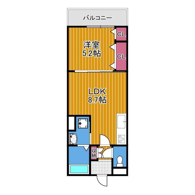 クリエオーレ菊水町の間取り