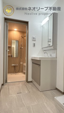 TRIOVE JR久留米駅前の独立洗面台|実際のお部屋の写真です