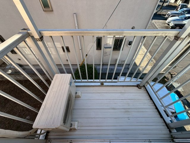 デュークハイツクロガネのバルコニー