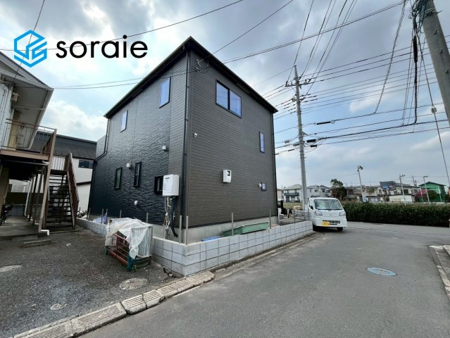 狭山市北入曽22期　新築戸建ての外観|3月30日撮影