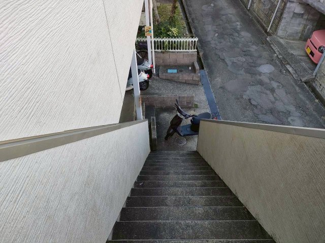 勝浦市墨名1棟アパートのバルコニー