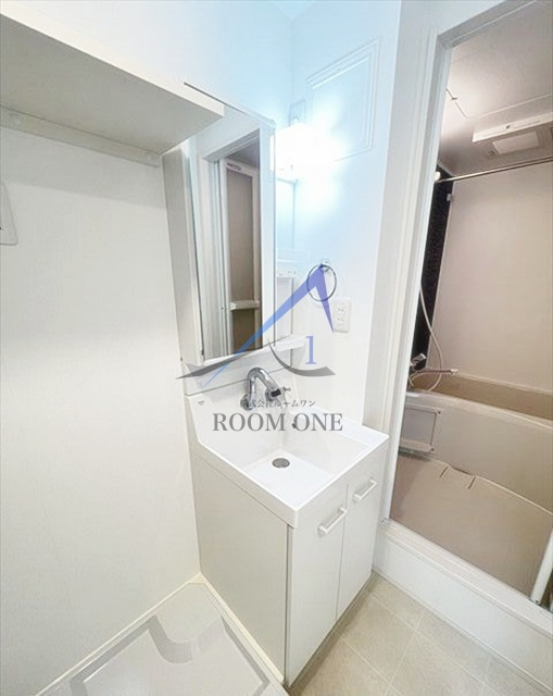 赤羽terraceの洗面所|独立洗面台です。