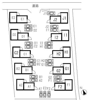 【区画図】 | アベニュー浜田山
