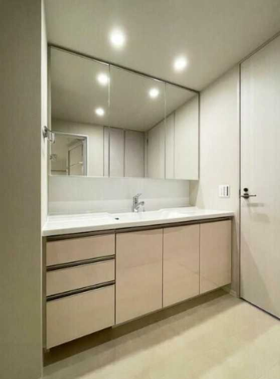 瀬田の杜Garden&Terrace　床暖房　ペット相談　タウンハウスの洗面所