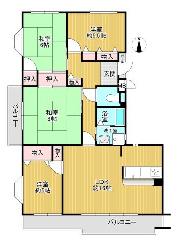 【間取り】 | アヴニール鹿の子台 | アブニール鹿の子台（GoodHome）