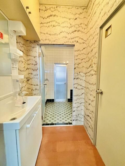 毛見戸建　１４３７－２３５の洗面所