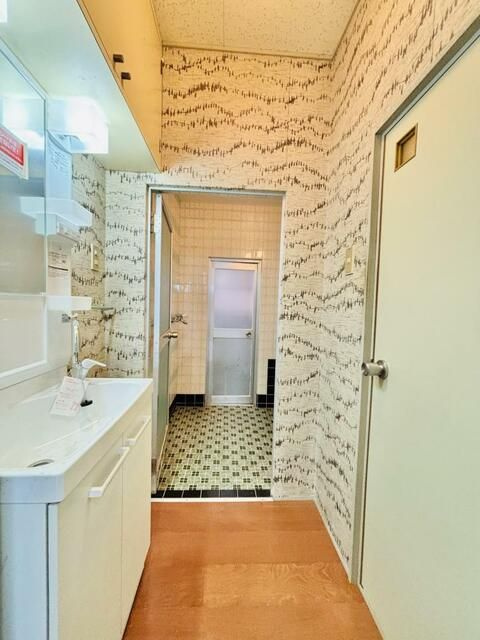 毛見戸建　１４３７－２３５の洗面所