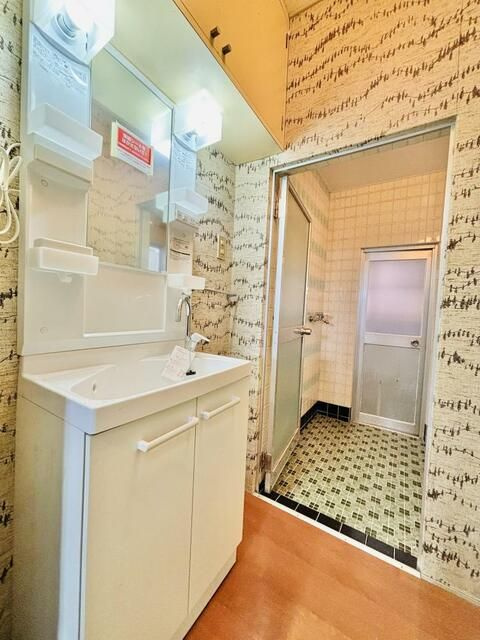 毛見戸建　１４３７－２３５の洗面所