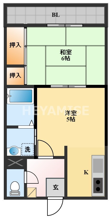 クレール永昌の間取り