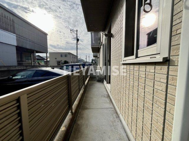 ハピネスAのバルコニー