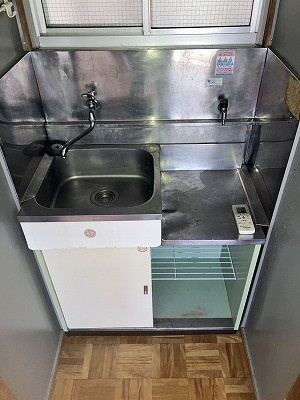 朝霞ハイツ西棟のキッチン