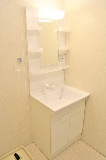 楠小路　C棟の洗面所|洗髪洗面化粧台