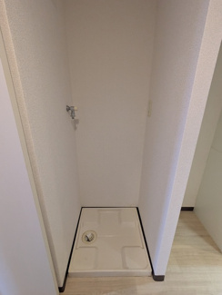 防水パン付室内洗濯機置場♪