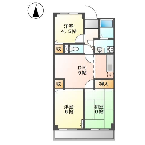 プリネールの間取り