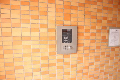 オートロックつきのエントランス