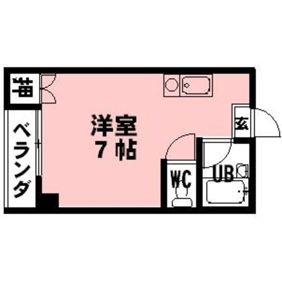 岐阜市八幡町のアパートの間取り