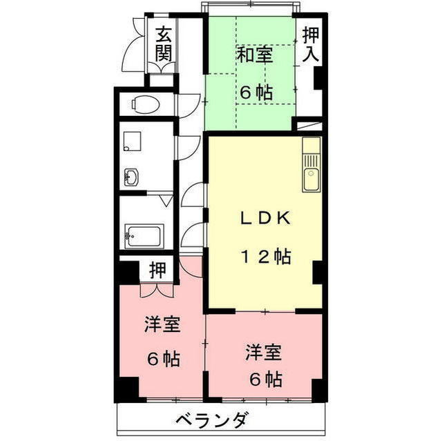 アビタシオンＯＨＮＯの間取り