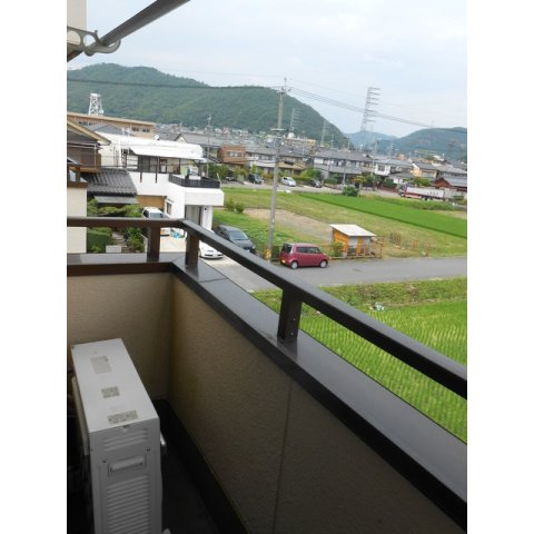 コーポ上土居のバルコニー
