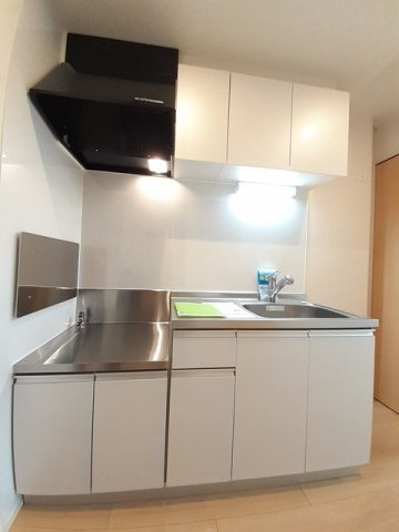 ソレアードＳのキッチン|コンパクトなキッチンで掃除もラクラク