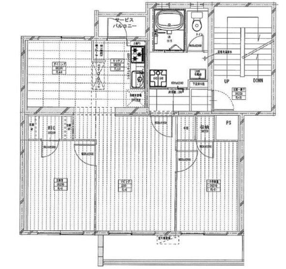 【間取り】 | 香里三井EG住宅85号棟