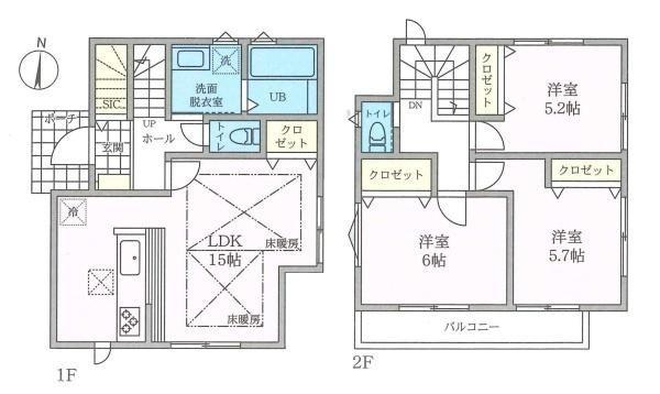 横浜市瀬谷区下瀬谷２丁目の新築一戸建