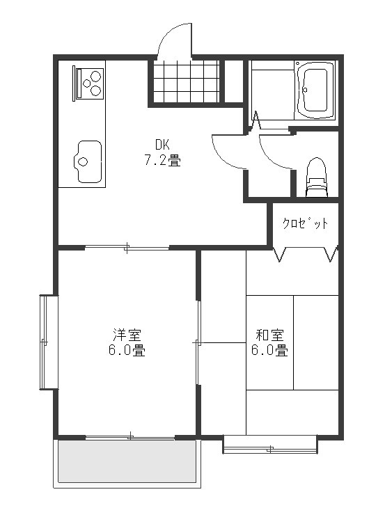 ジュネス廣町の間取り